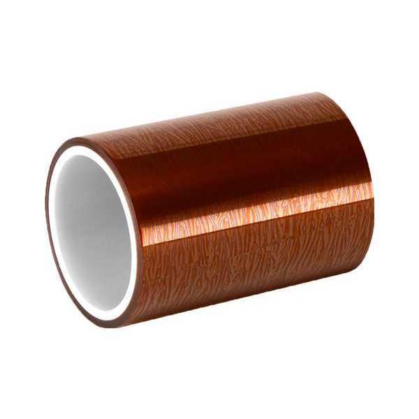 Film Tape, Polyimide, Amber, 4 In. x 36 Yd.