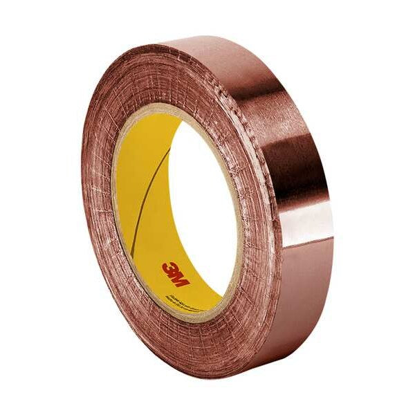 Shielding Foil Tape, 2 In. x 6 Yd., Copper
