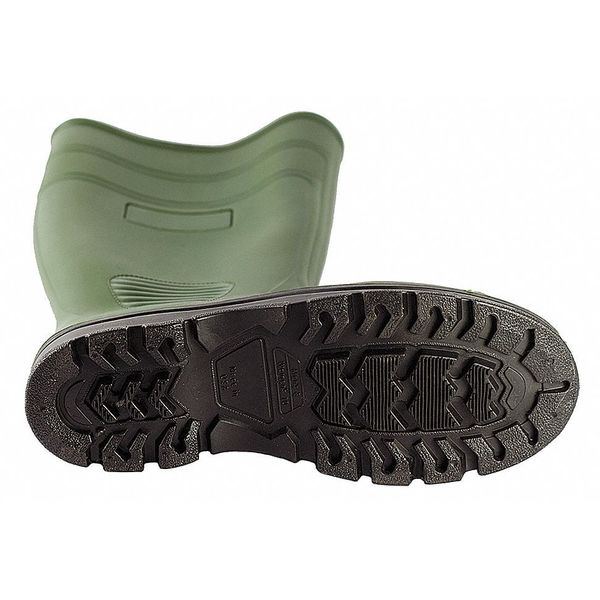 Size 13 Men's Steel Rubber Boot, Green