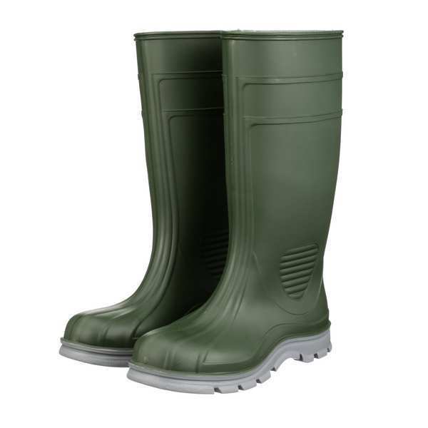 Rubber Boot, Men's, 4, Knee, Green, PR