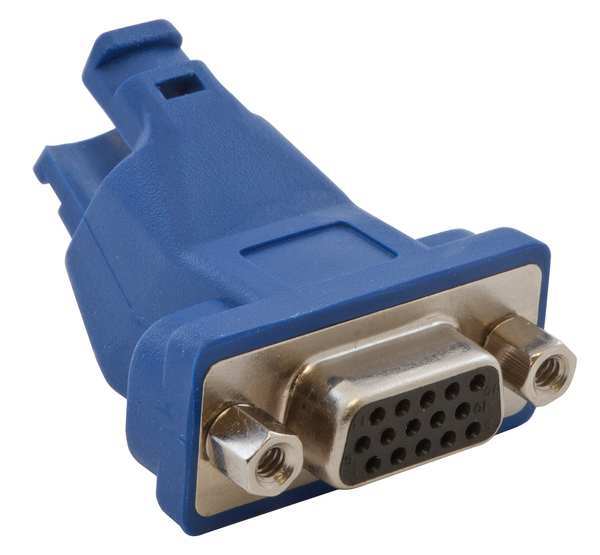 VGA Connector, 15-Pin to 8-Pin, Blue