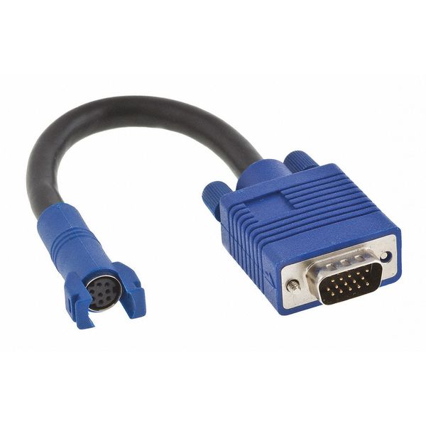 VGA Connector, 15-Pin to 8-Pin, Blue
