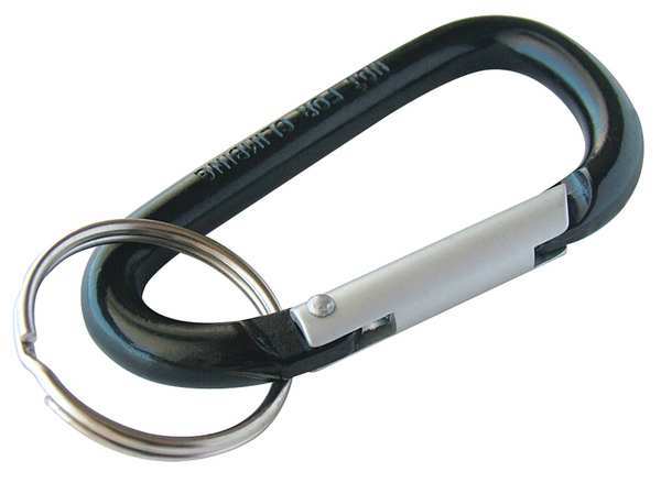 C-Clipâ¢ No. 461 Large Black Aluminum Keychain 5 pk.