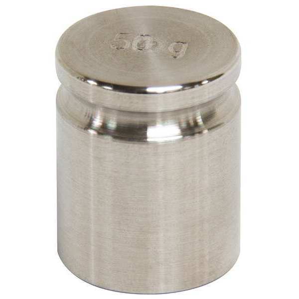 Calibration Weight, SS, 50g, Cylinder