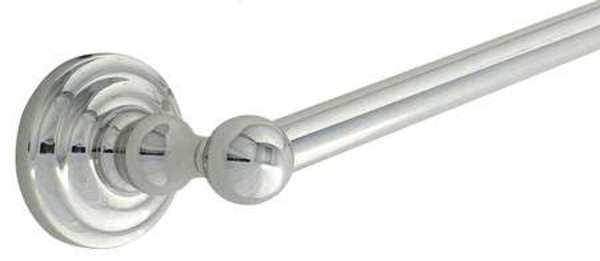 Towel Bar, Polished Chrome, Brentwood, 24In