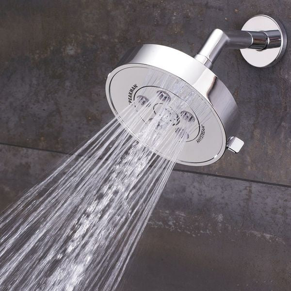 wall, Shower Head, Polished Chrome, Wall