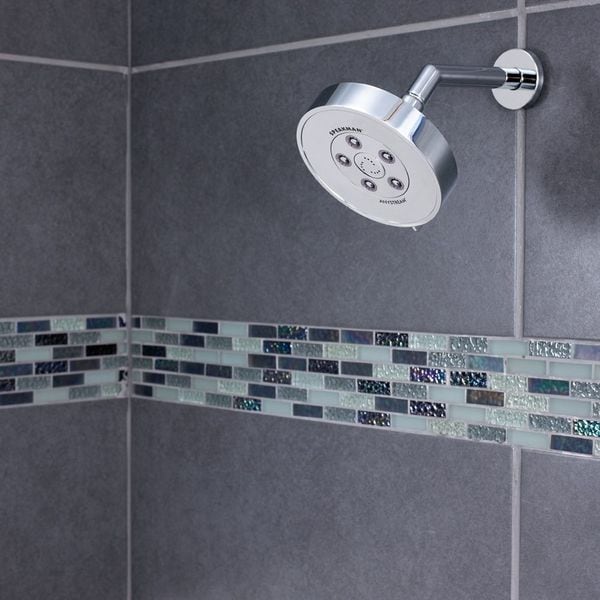 wall, Shower Head, Polished Chrome, Wall