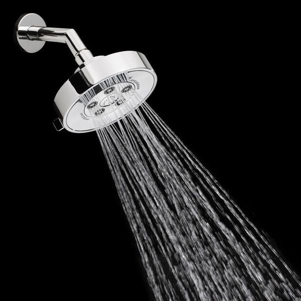 wall, Shower Head, Polished Chrome, Wall