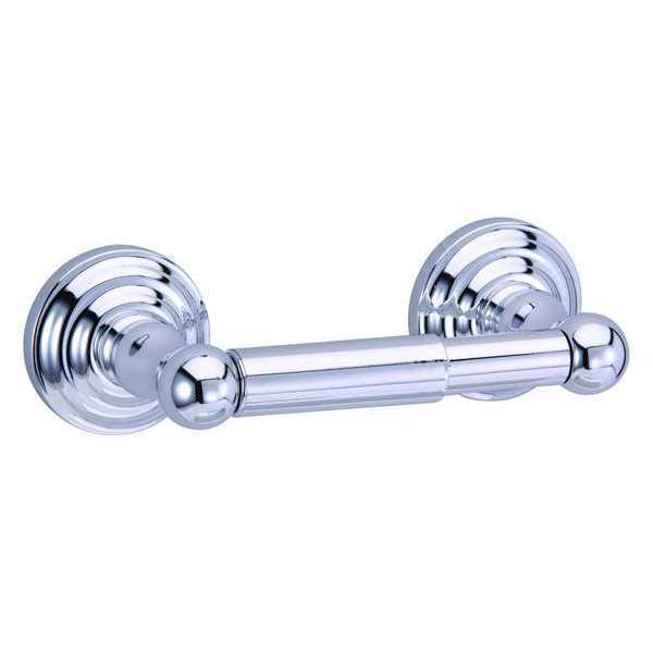 Toilet Paper Holder, Double Post, Zamac