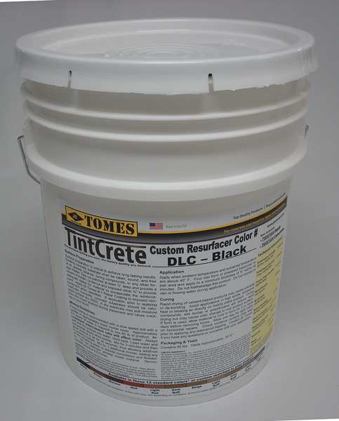 50 lb. pail Concrete Resurfacing, Patch and Repair, Black