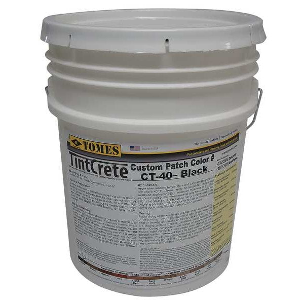 50 lb. Concrete Patch and Repair, Hard Finish, Black, Portland Cement Base