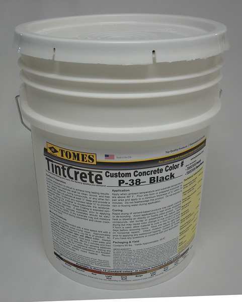 65 lb. Concrete Mix, Hard Finish, Black, Portland Cement Base