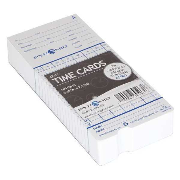 Time Card, PK100
