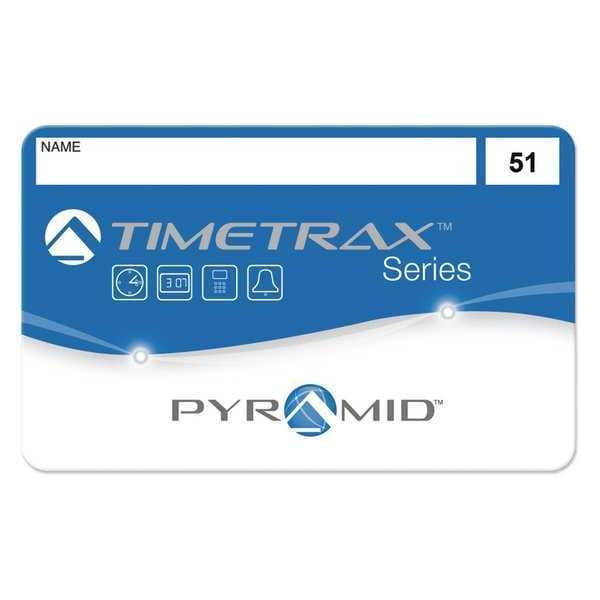Swipe Card, Blue/White, PK50