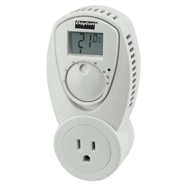 Portable Heating Thermostat, Open on Rise, 5 Degrees to 35 Degrees C