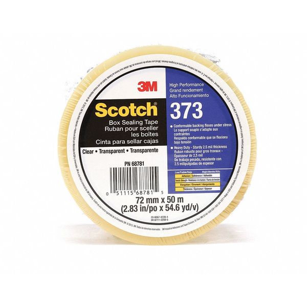 72mm W x 50m L Clear Sealing Tape