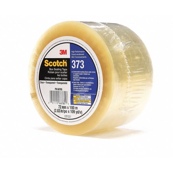 Carton Sealing Tape, Clear, 72mm x 100m