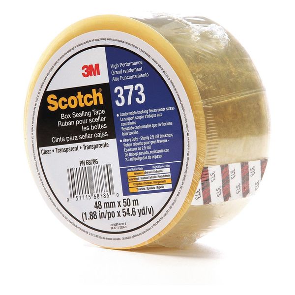 Carton Sealing Tape, Clear, 48mm x 50m