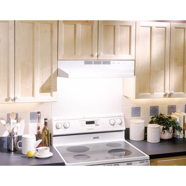 Hood, Duct Free, 24 In, White