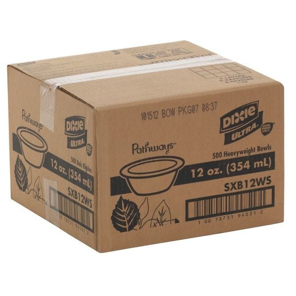 Bowl, 12 fl. oz., Paper, PK500