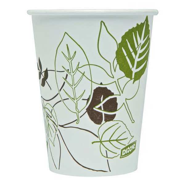 Disposable Hot cup 8 oz. White, Paper, Pk500