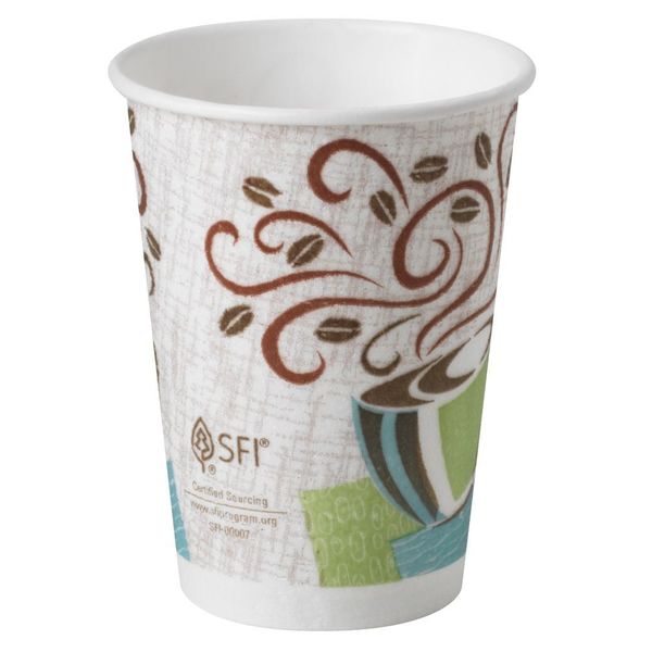 Disposable Hot cup 12 oz. White, Paper, Pk1000