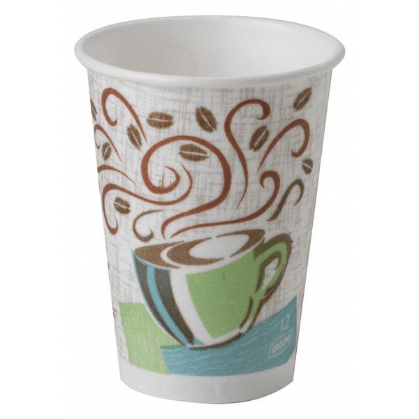 Disposable Hot cup 12 oz. White, Paper, Pk1000