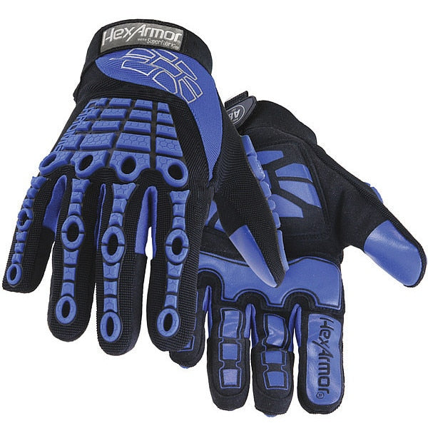 Cut Resistant Impact Gloves, A8 Cut Level, Uncoated, S, 1 PR