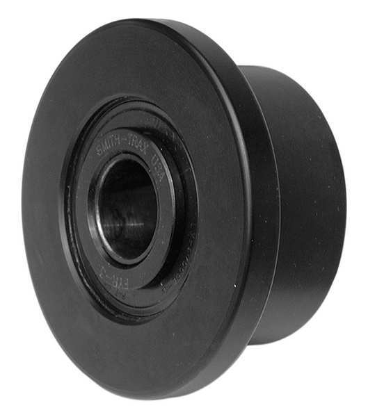 Track Roller, Yoke, Dia. 3-1/4 In., Flanged