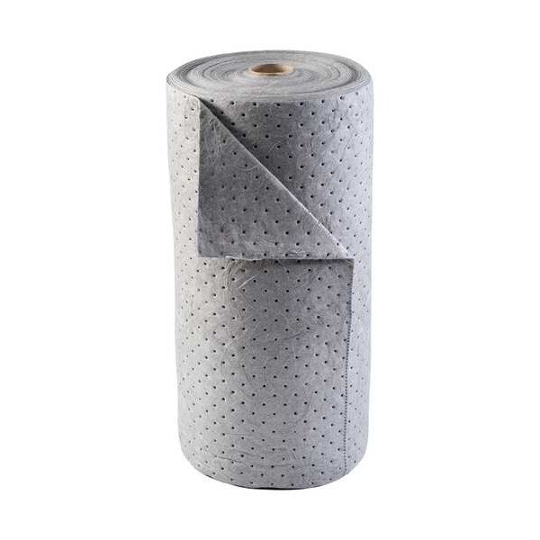 Sorbents, 38 gal/pk, Universal Absorbed, Gray, Polypropylene