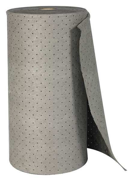 Sorbents, 38 gal/pk, Universal Absorbed, Gray, Polypropylene