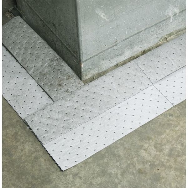 Sorbents, 47 gal/pk, Universal Absorbed, Gray, Polypropylene