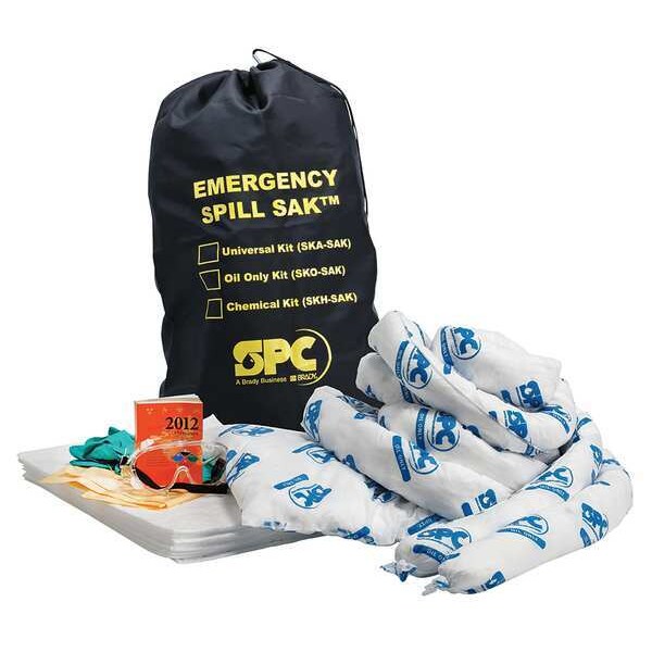 Spill Kit, Oil-Based Liquids, Black