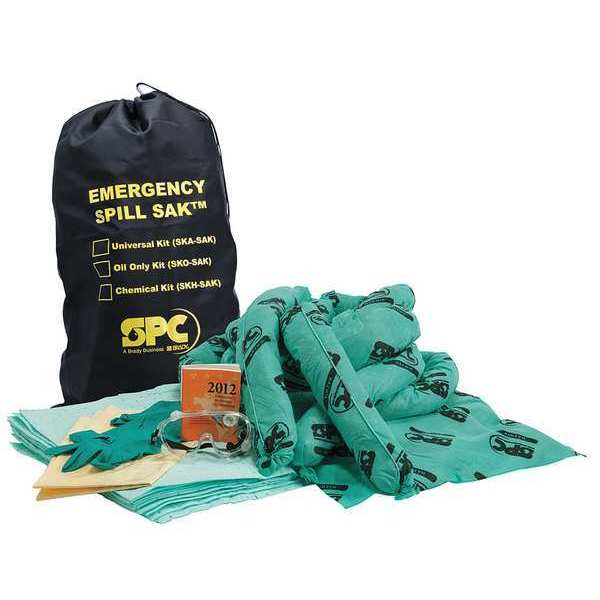 Spill Kit, Chem/Hazmat, Black