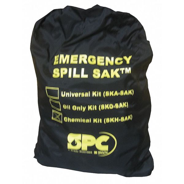 Spill Kit, Chem/Hazmat, Black