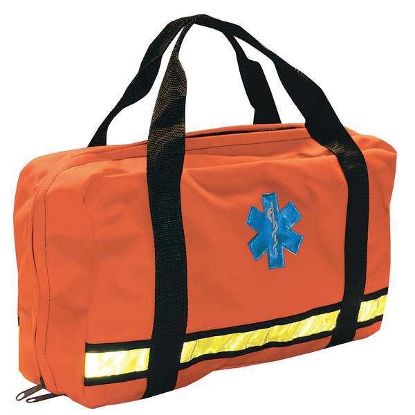 Flat Pac Bag, Lightly Padded Nylon Cordura, Orange, 5 in Height