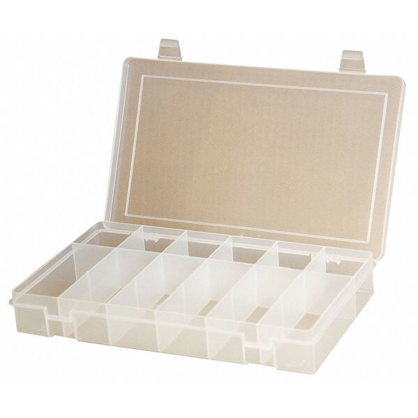 Compartment Box with 12 compartments, Plastic, 1-3/4