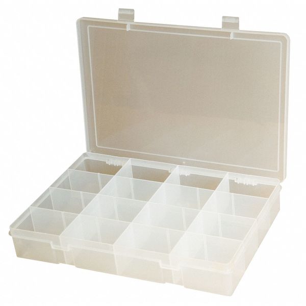 Compartment Box with 16 compartments, Plastic, 2-5/16