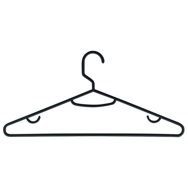 Recycled Hanger, Black, PK15