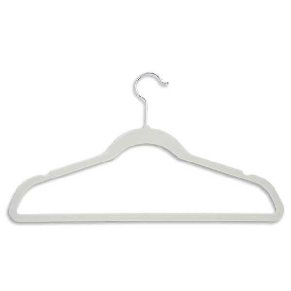 Suit Hanger, White, PK20