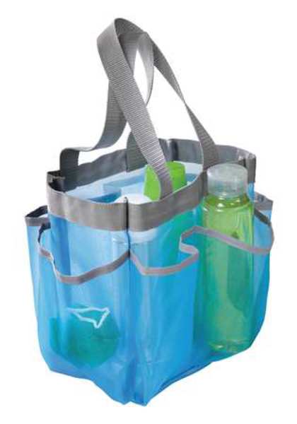 Shower Tote, Blue
