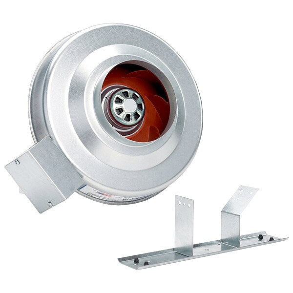 Centrifugal Inline Duct Fan, 6 In. Dia.