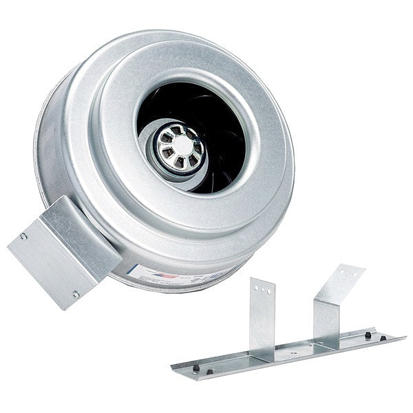 Centrifugal Inline Duct Fan, 10 In. Dia.