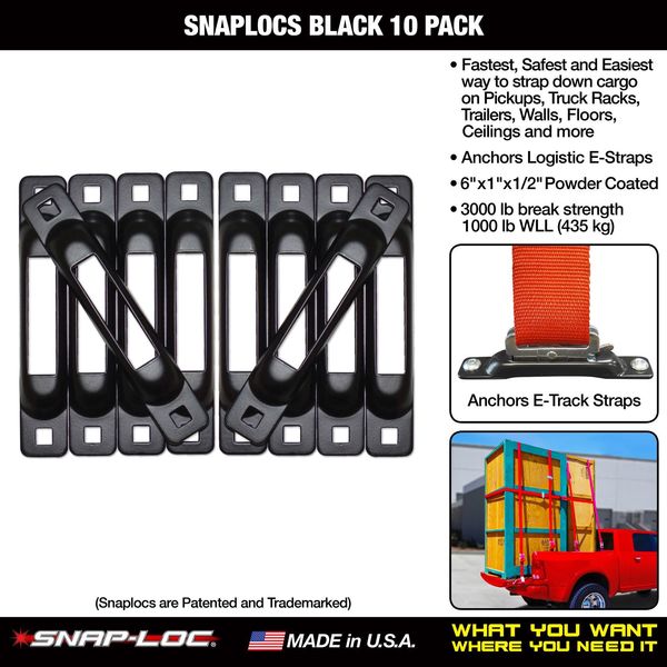 E-Strap Anchor, 3000 lb.WLL, PK10