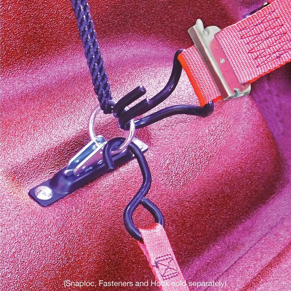 Logistic Tie-Down Anchor Kit, Stl, 1000lb.