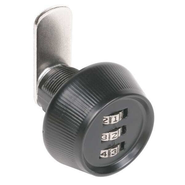 Keyless Combination Cam Locks, Straight For Material Thickness 3/8 in