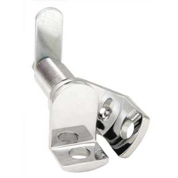 Keyless Padlockable Cam Locks, Straight, Offset For Material Thickness 1 1/8 in