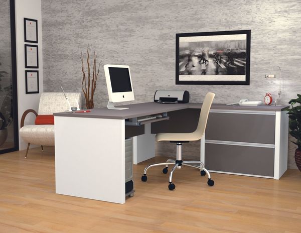 L Shaped Desk, 82.9