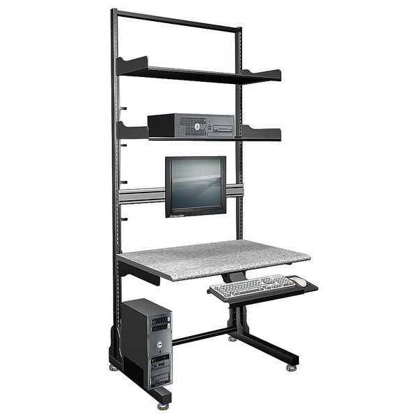 Computer Workstation, 2 Shelf