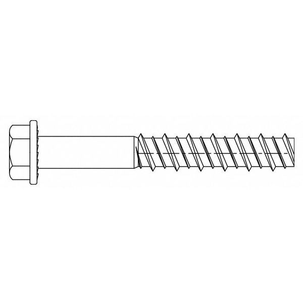 Tapcon LDT Concrete Screw, 3/8